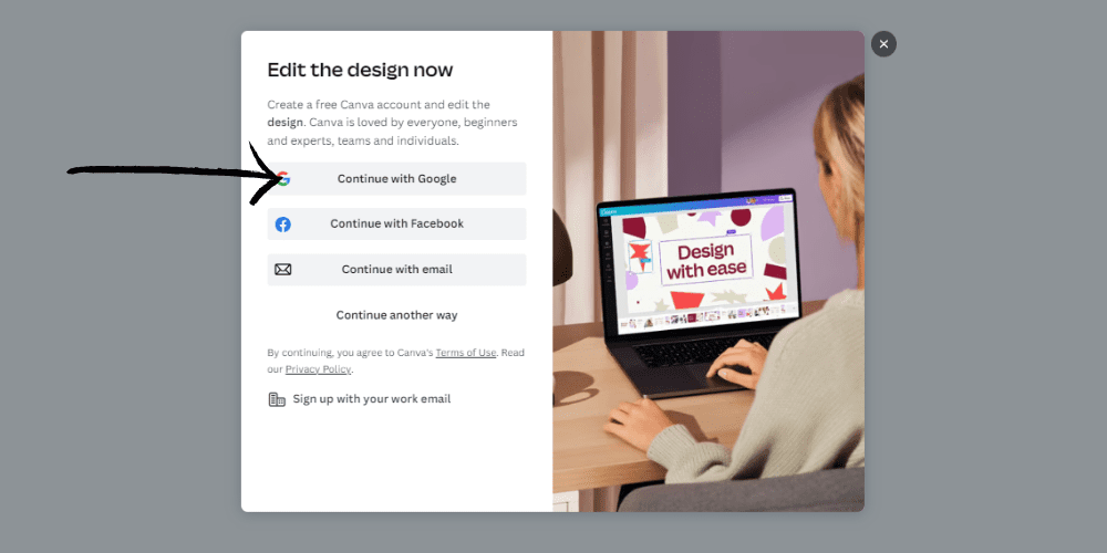 Canva Log In